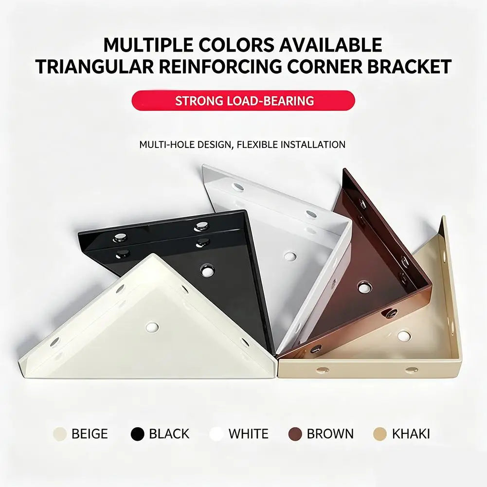 5-Pack 90° Steel Angle Brackets – L-Shape Corner Brace Set