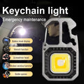 ESMARTER COB Keychain Light 8 Modes Rechargeable LED | Camping