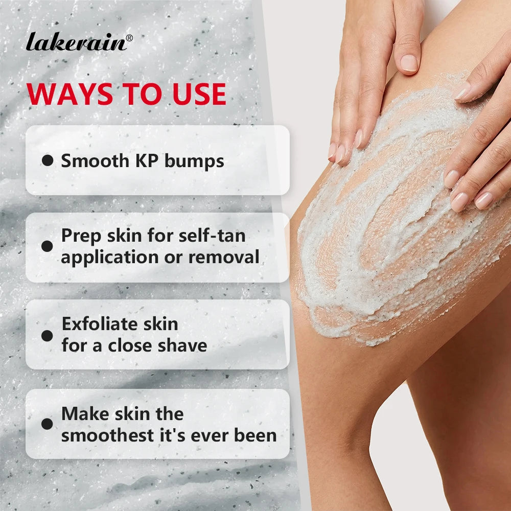 KP Bump Eraser Body Scrub Keratosis Pilaris Skin Exfoliator Helps Reduce Chicken Bumps Exfoliate Buff Bumps Smooth Skin Care Oasis Select