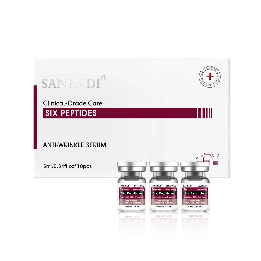 Korean Six Peptide Hyaluronic Acid Face Serum – 10 Ampoules Face Ampoule Serum Oasis Select SIX PEPTIDES