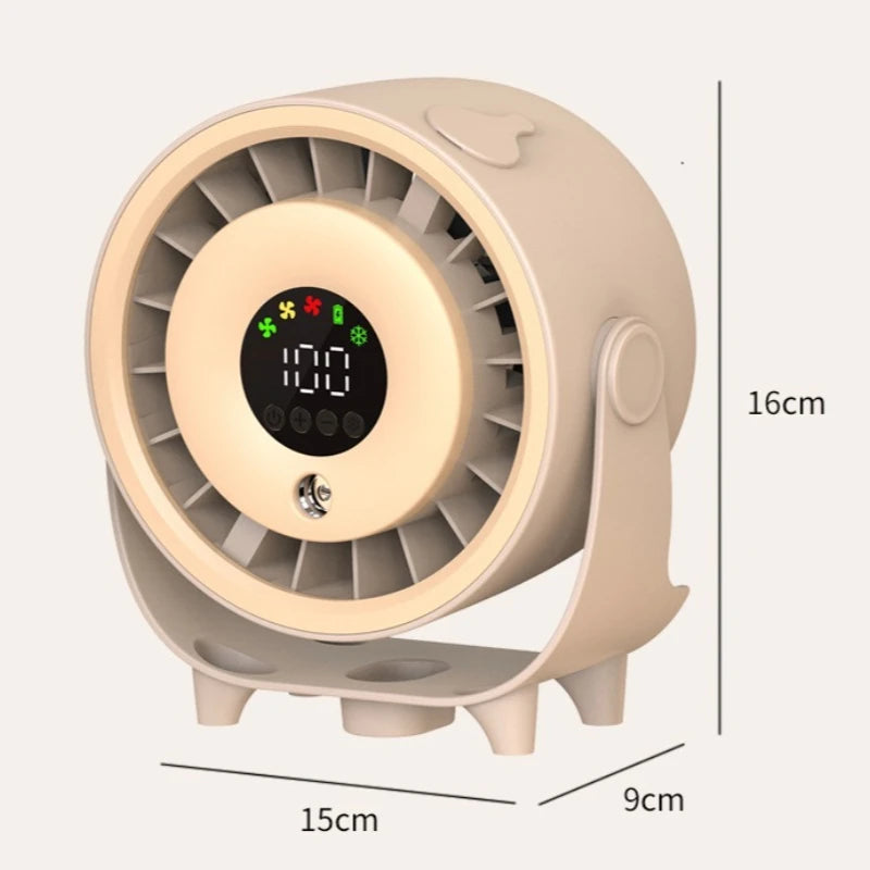 USB Desktop Spray Misting Fan – Wall Mount & Tabletop