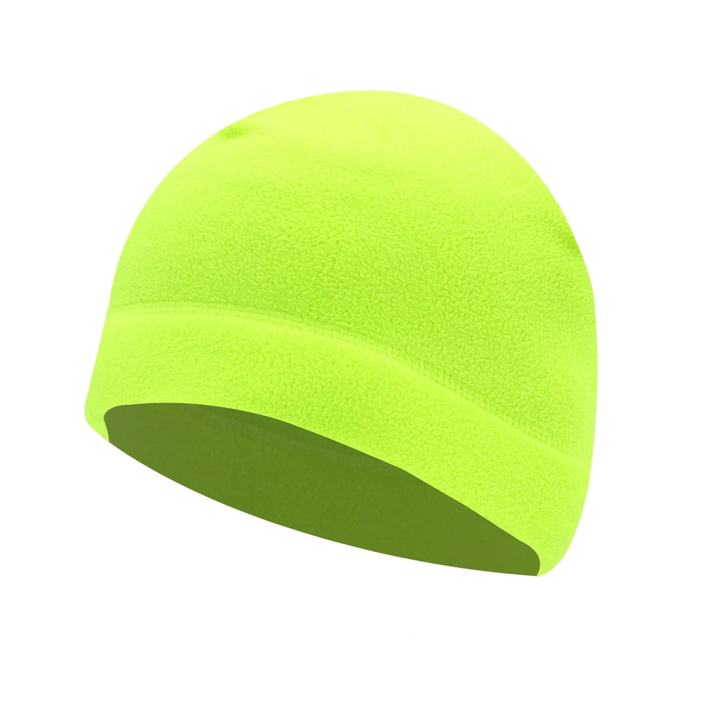 1/2pcs Men'S And Women'S Windproof Fleece Bean Hat For Autumn And Winter, Soft And Comfortable Skiing And Cycling Hat Oasis Select Green