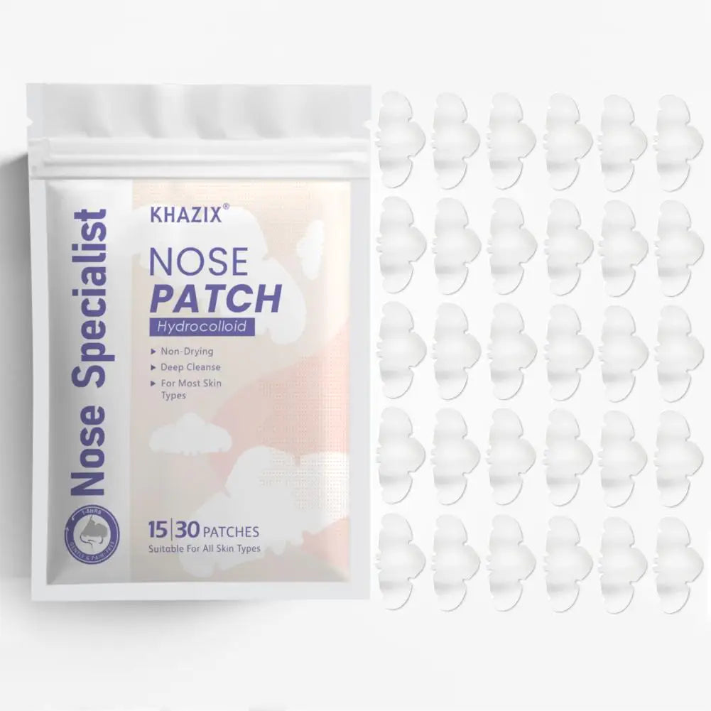 Hydrocolloid Nose Patches – Pore Cleansing Blemish Strips 15/30Pcs