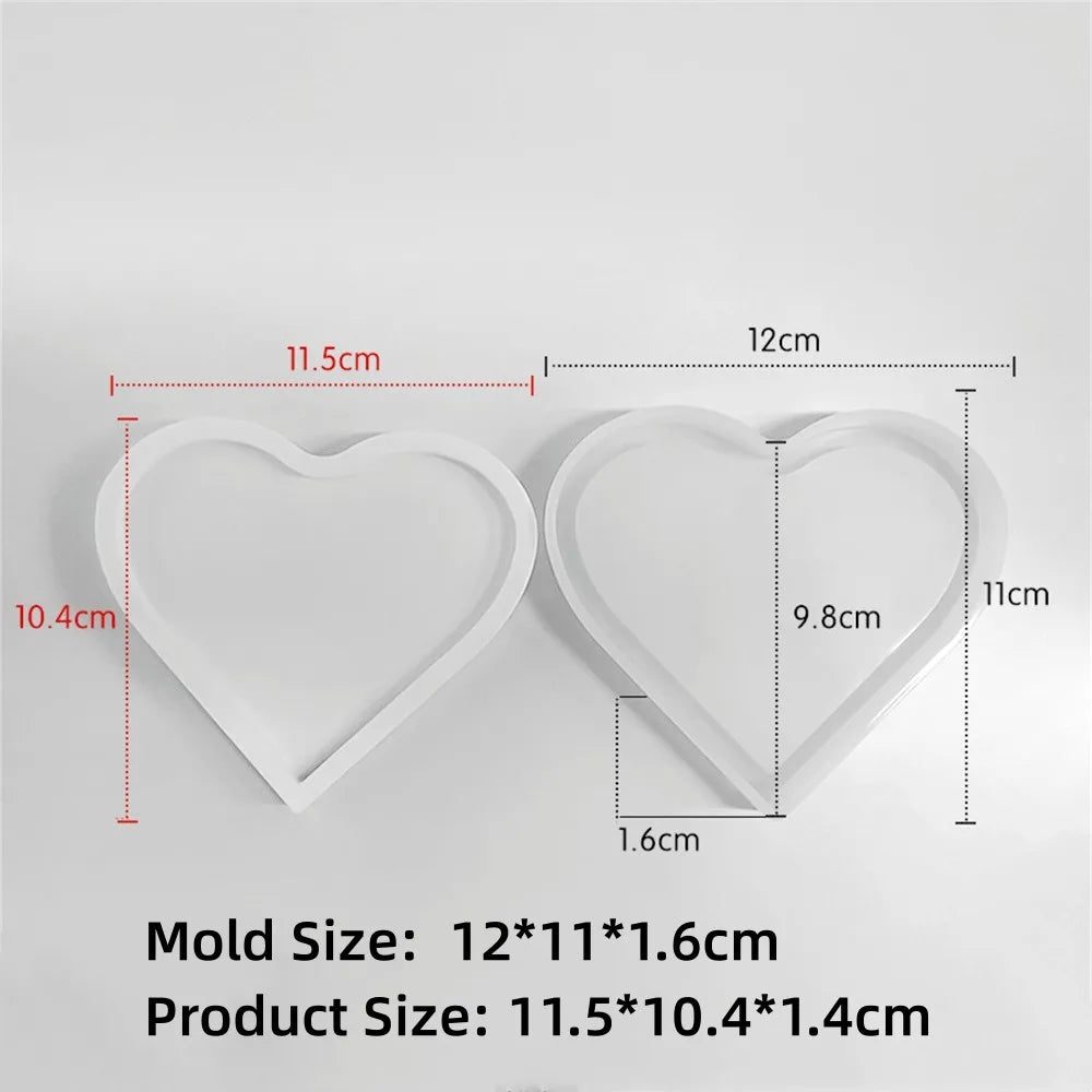 DIY Oval Tray Mold Storage Box Silicone Mold Oval Coaster Crystal Mold Ashtray Cement Flower Pot Mold Resin Casting Plaster Mold Oasis Select Love Mold