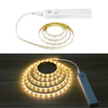 Wireless PIR Motion Sensor LED Strip Light for Cabinet Under Bed Stairs Closet - Battery Powered Night Security Smart Lamp Oasis Select Warm White 2m