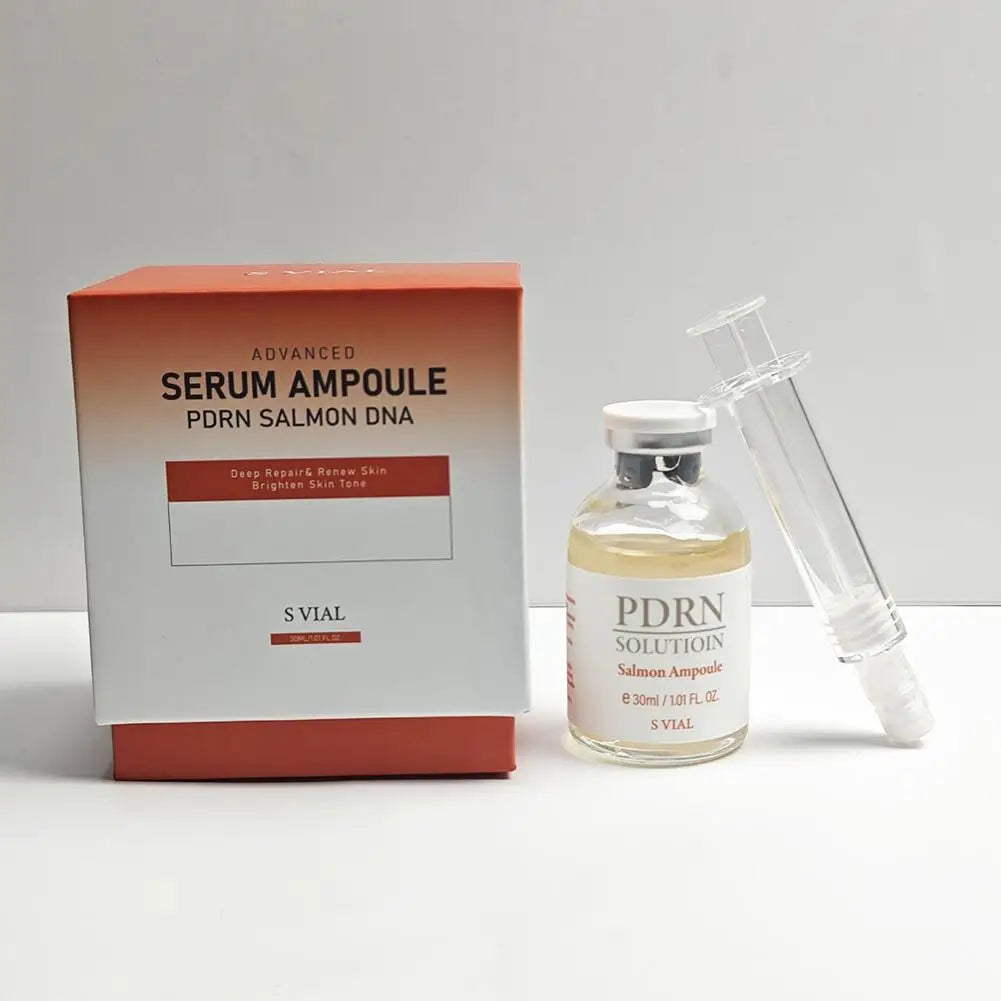Korean S VIAL Advanced Serum Ampoule - PDRN Salmon DNA, Natural Stem Cell Complex, Deep Repair & Renew Skin, Brighten, Anti-Age Oasis Select