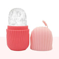 Facial Ice Roller Silicone Ice Cube Tray Reusable Ice Ball Massager Face Lifting Contouring Reduce Acne Skin Care Beauty Tool Oasis Select Pink