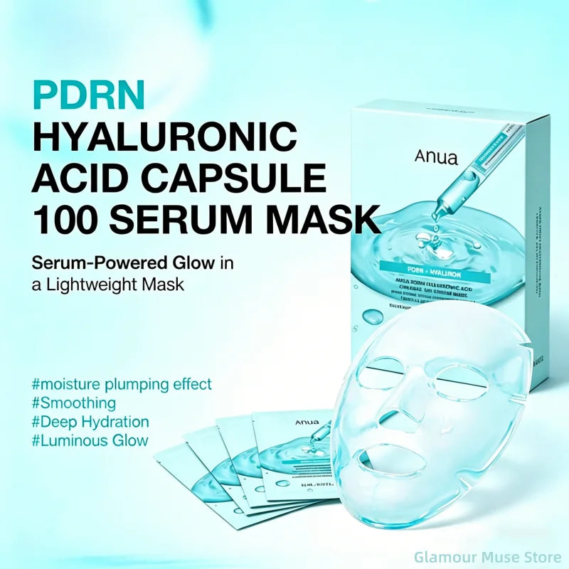 Anua PDRN Hyaluronic Acid Serum Mask – 10 Sheets | Daily Glow