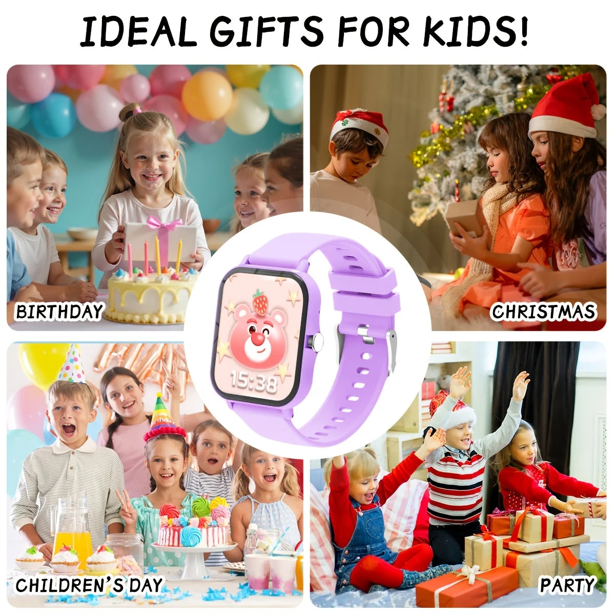 ERUN Kids Smartwatch – Calling, Music, Steps & Sleep Tracker
