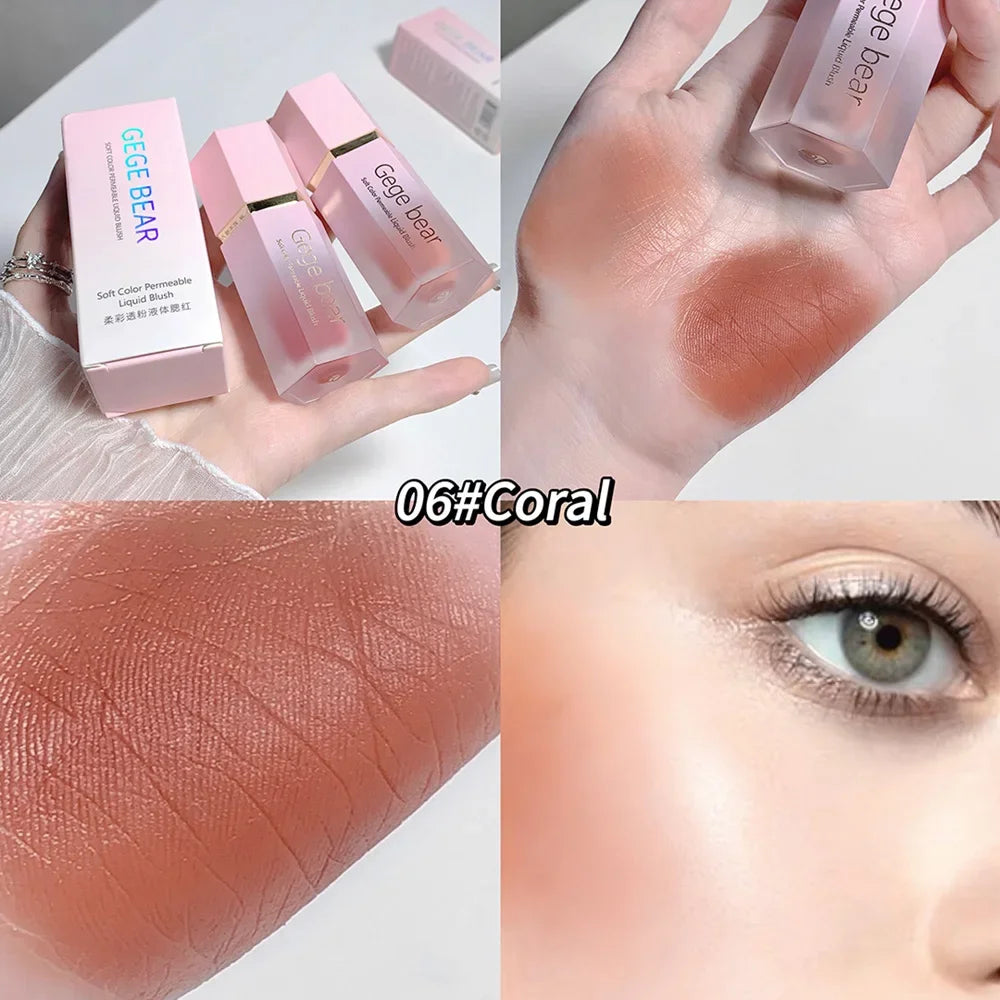 SAKSRAAR Liquid Blush Cream – 6 Velvet Matte Shades
