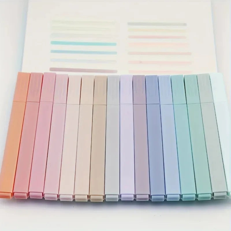 School Office Supplies for Students Artists and Stationery Lovers Square Highlighter Markers Painting Tools for Journaling Oasis Select