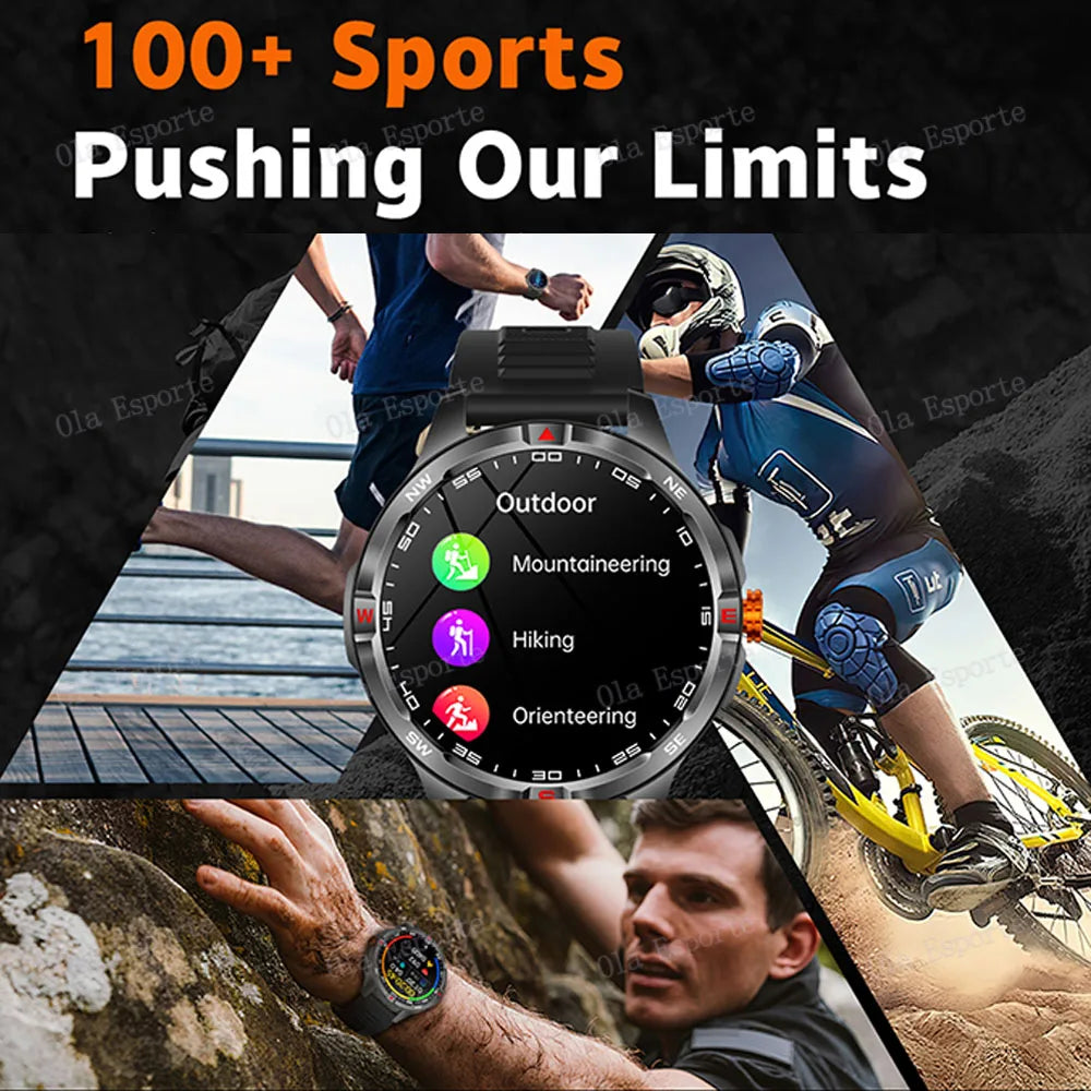 Ola Esporte Smart Watch 2025 – GPS, Compass & 100+ Sports