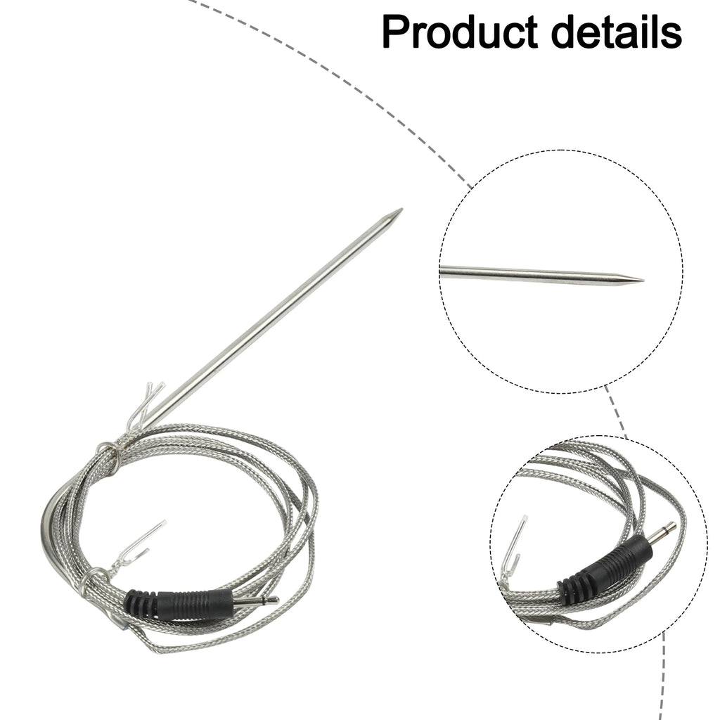 3-Pack BBQ Meat Thermometer Probes – DC2.5 Replacement Sensors Thermometer Probe Set Oasis Select