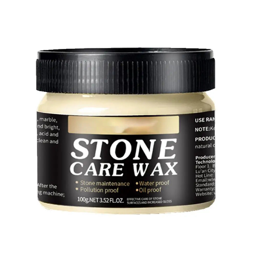 Stone Polishing Wax Instant Natural Polish Tool for Stone Waterproof Portable Polishing Wax Stone Care Products for Remove dirt Oasis Select 100g