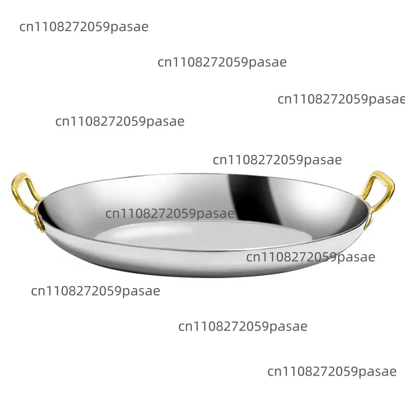 Stainless Steel Nonstick Pot & Plate Set – 20–32cm Double Ear