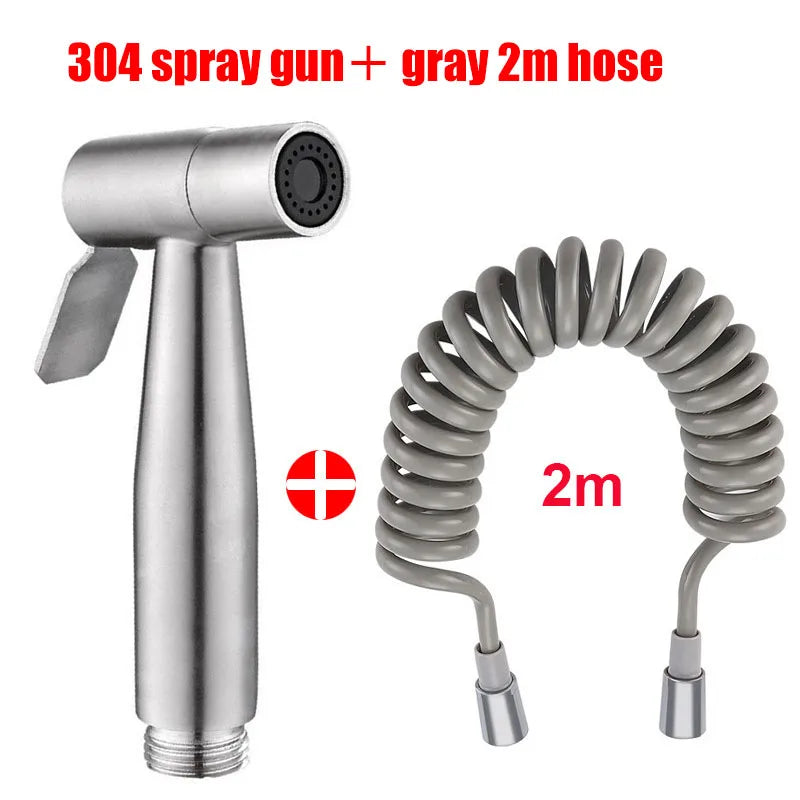 Handheld Bidet Sprayer | 304 Stainless Steel Dual Control Valve
