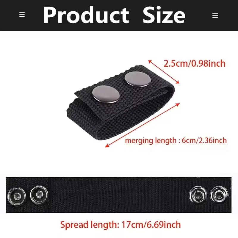4Pcs Multi Functional Tactical Belt Double Nylon Buckle Portable Belts Accessory Equipment Outdoor Sports Accessory Fixed Buckle Oasis Select