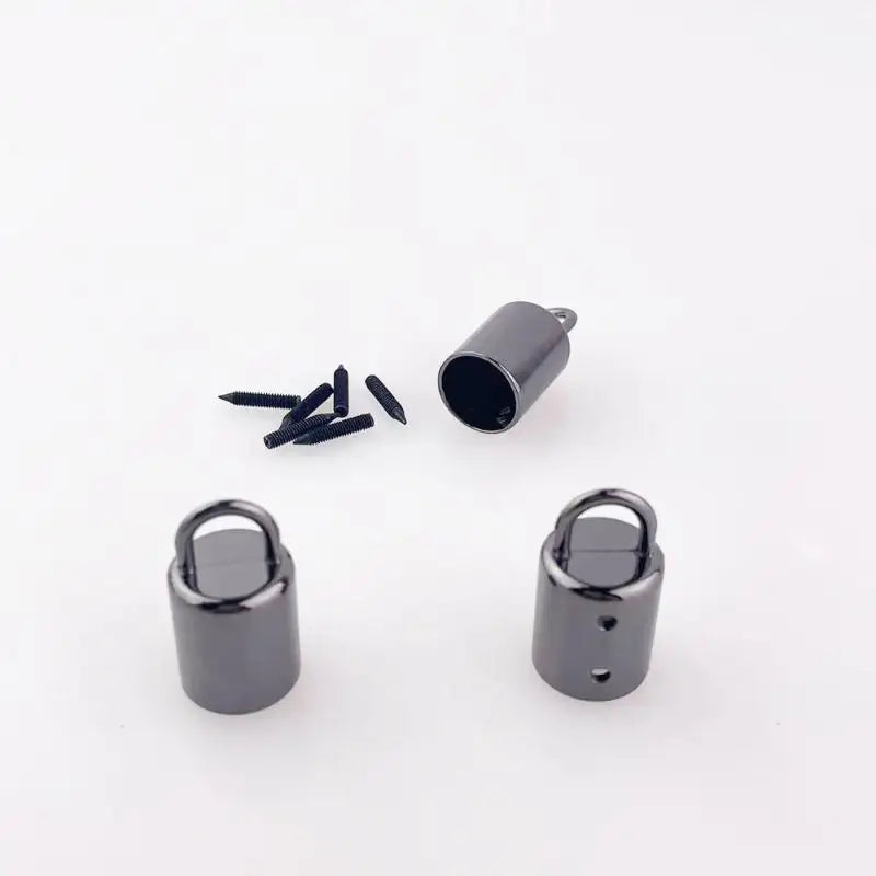 10Pcs 15mm Stainless Steel Cord End Locks | Bag DIY Hardware Craft Hardware Fastener Oasis Select