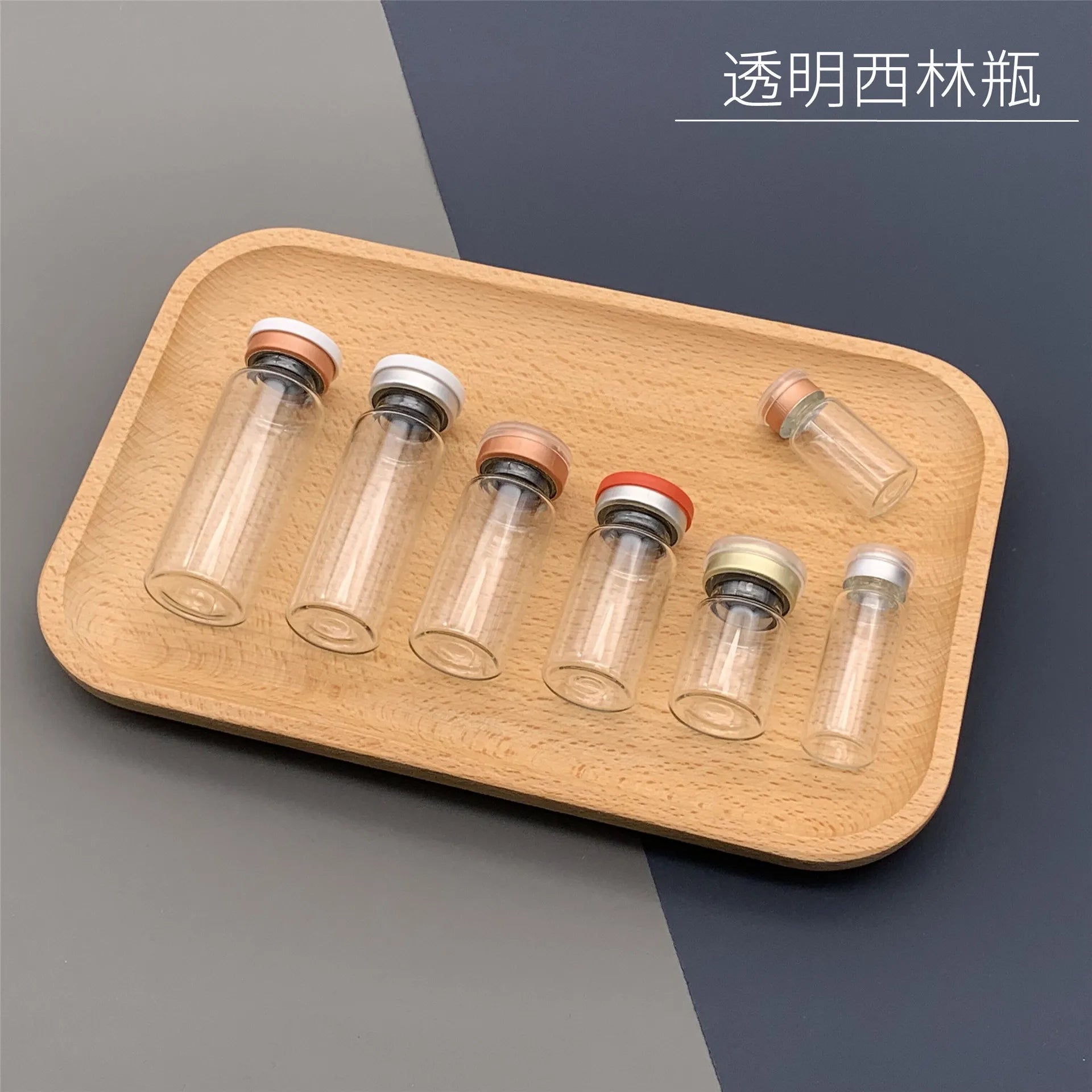 10-Pack Glass Vials 2ml–30ml | Cosmetic Serum & Powder Bottles Glass Cosmetic Vials Oasis Select Transparent 6ml