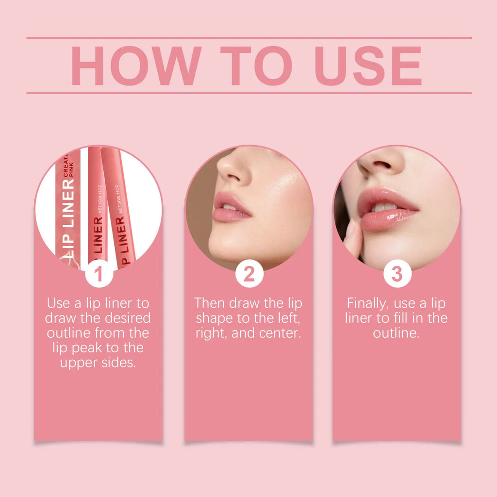 Waterproof Multi-Color Lip Liner Pencil – Moisturizing & Long-Lasting Lip Liner Pencil Oasis Select