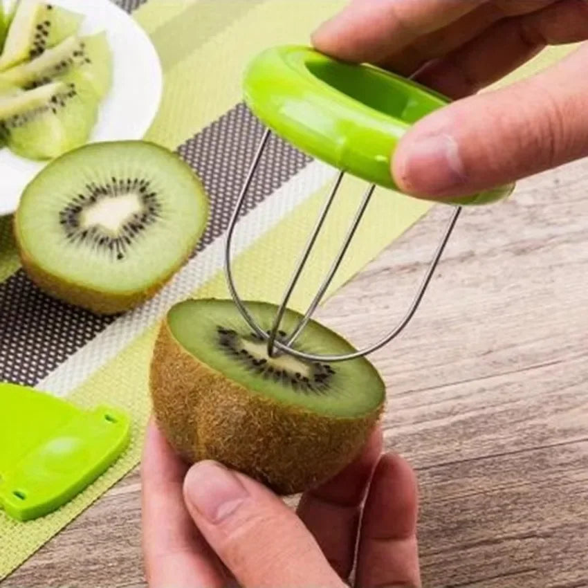 1 Pcs Kiwi Peel Split Tool Kitchen Gadgets and Accessories Creative Cut Kiwi Peeling Utensils Dig Fruit Slicer Fruit Knife Oasis Select