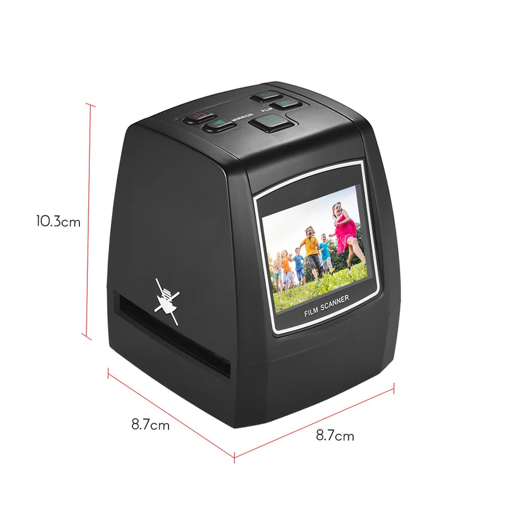 High-Resolution 14MP/22MP Film Scanner Convert 35mm/135mm/126mm/110mm Color Monochrome Slide Film Negative into Digital Picture Oasis Select