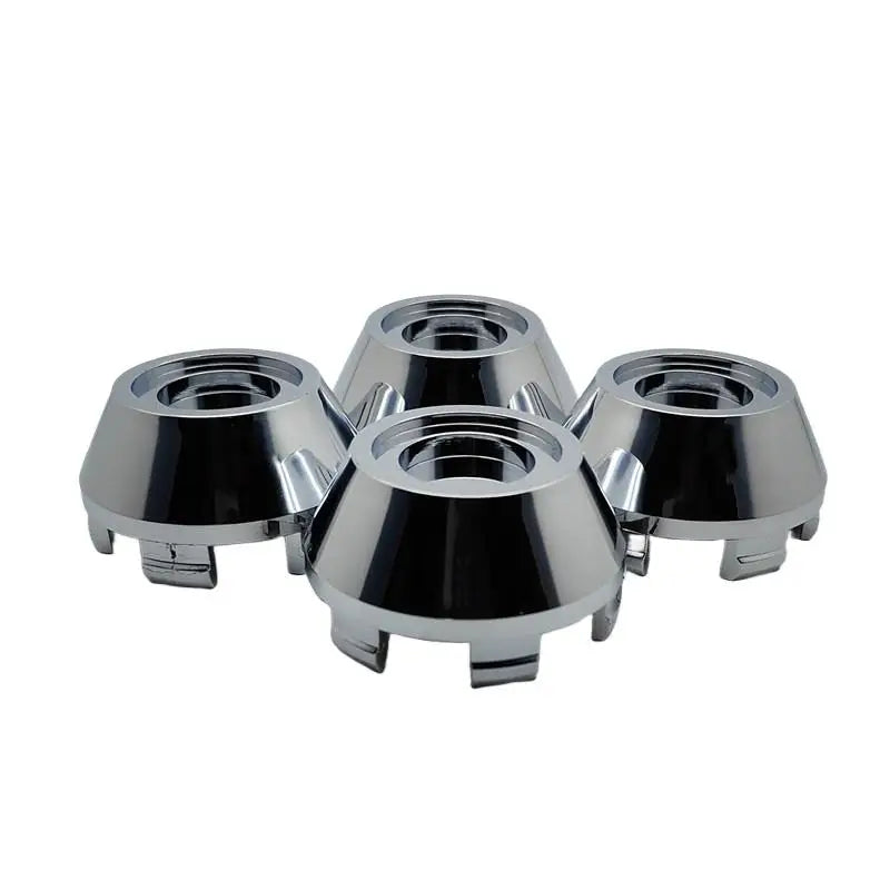 4Pcs For Nissan Mazda Accessories 64mm Car Wheel Center Caps With Solid Logo Emblem Logo Rim Hubcap Cover Oasis Select Silver