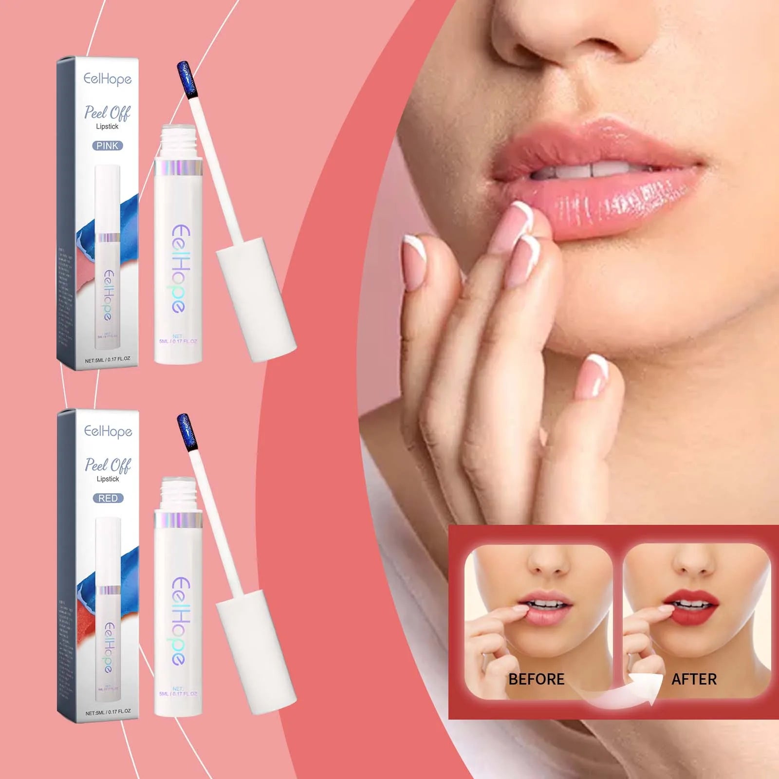 Eelhoe Tearable Lip Glaze – Matte, Waterproof & Long Lasting Matte Lip Glaze Oasis Select