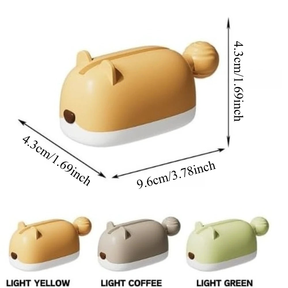 Hamster Toothpaste Squeezer Set – Includes 4 Toothbrush Head Covers, Cute Lazy Dispenser & Holder, Hygienic Bathroom Organizer Oasis Select