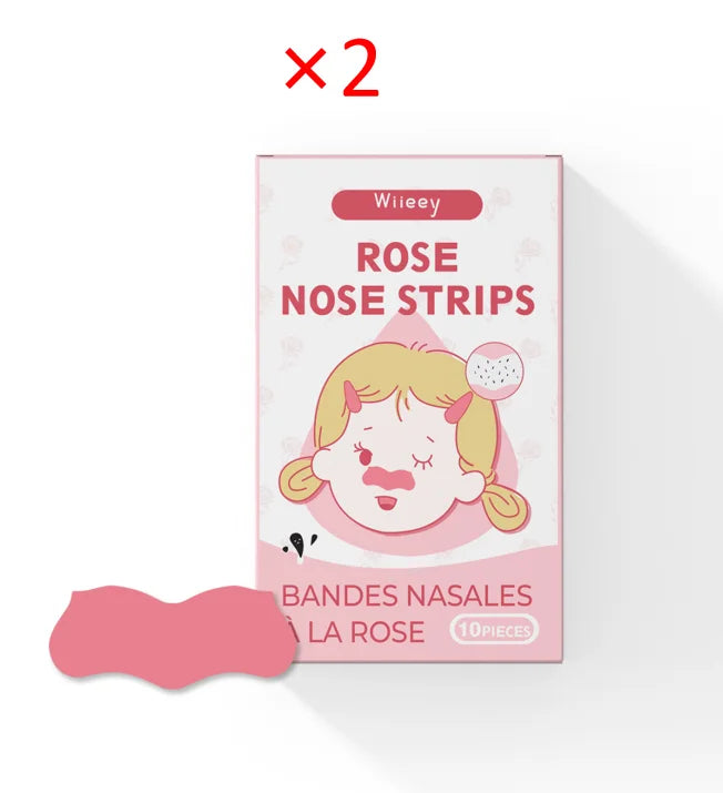 Blackhead Removal Nose Strips – Deep Cleanse & Moisturize 10 Pack Blackhead Nose Strips Oasis Select 2PCS ROSE