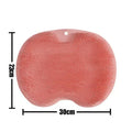 Foot Wash Mat Silicone Sponge Body Brush in The Shower Reusable Wall Mounted Back Silicone Bath Foot Massage Pad Shower Oasis Select pink pad