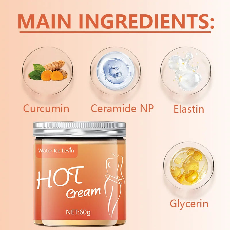 Full Body Fitness Massage Cream, Hot Compress to Tighten Abdominal Muscles Oasis Select