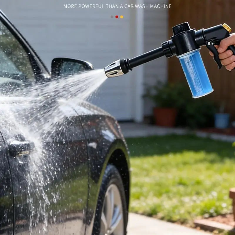 High Pressure Car Wash Gun, RV Cleaning Foam Kettle, Garden Hose Nozzle Shower Multi Watering Tool Oasis Select