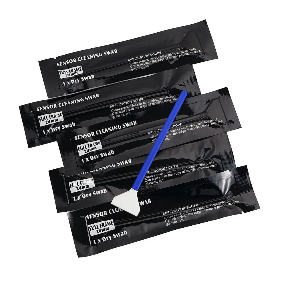 10pcs Professional Sensor Cleaning Kit Cleaner Swab Ultra for Digital Camera's CCD or CMOS Sensor for Full-Frame APS-C Sensors Oasis Select