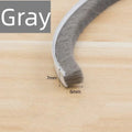 New 10Meters Sealing Strip Self-adhesive White Grey Wind-proof Brush Strip Sound Insulation Dust Strip Soundproof Dustproof Oasis Select Gray 7x6mm
