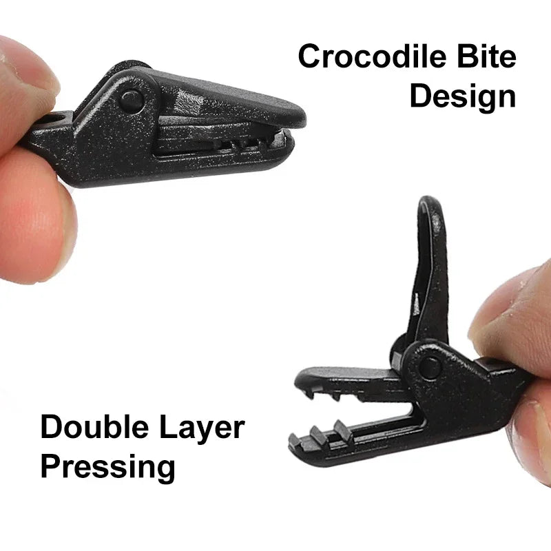 10/20/50 PCS Heavy-Duty Tarp Clips – Windproof No-Puncture Grips for Tarps, Canopies & Tent Skirts, Reinforced for High Wind Oasis Select