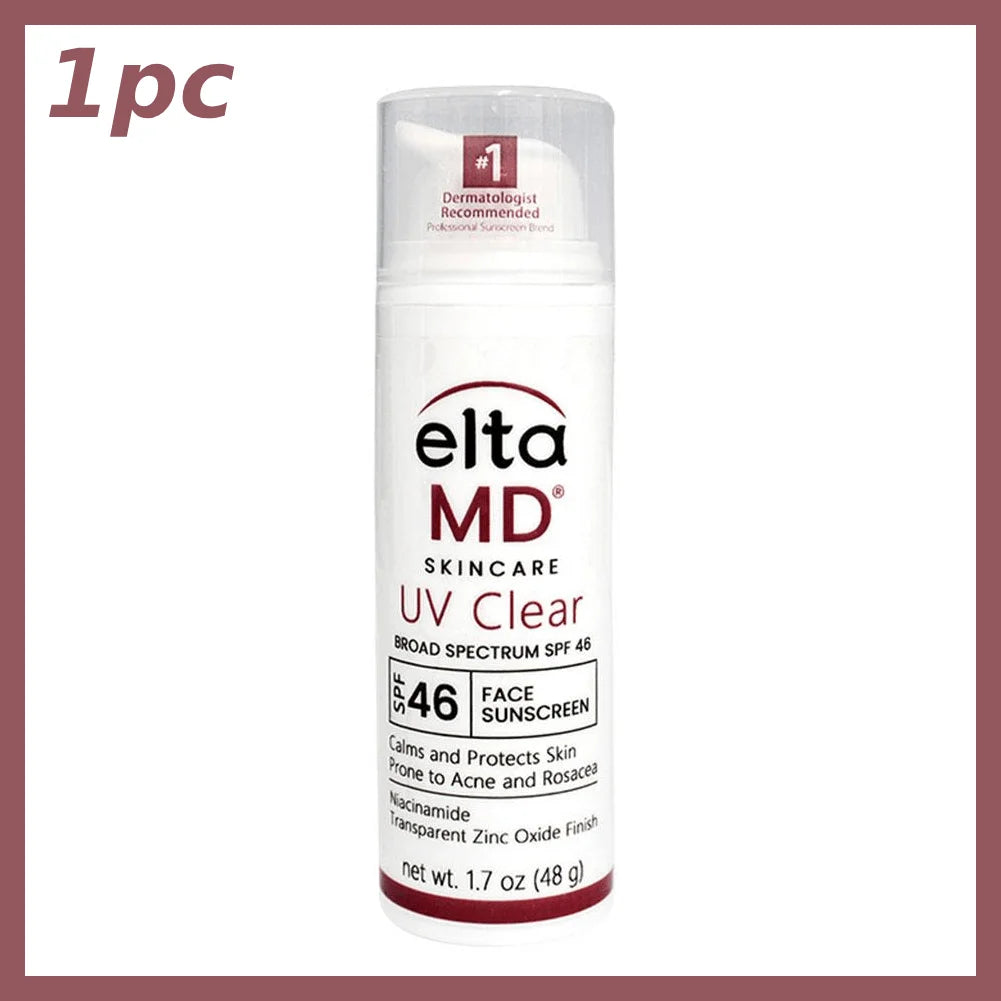 Eltamd 48ml Facial Sunscreen SPF46 UV Sunscreen Anti-Radiation Waterproof&sweatproof Non-greasy for Sensitive and Acne ProneSkin Oasis Select A