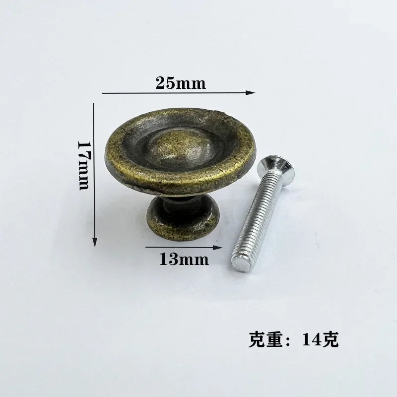 Antique Style Pull Handles Bronze Tone Retro Alloy Kitchen Drawer Cabinet Door Knobs Furniture Hardware Fittings