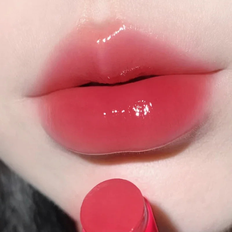LUXURYTO Glitter Lip Gloss – Glass Mirror Shine, Clear & Red Glitter Lip Gloss Oasis Select 06