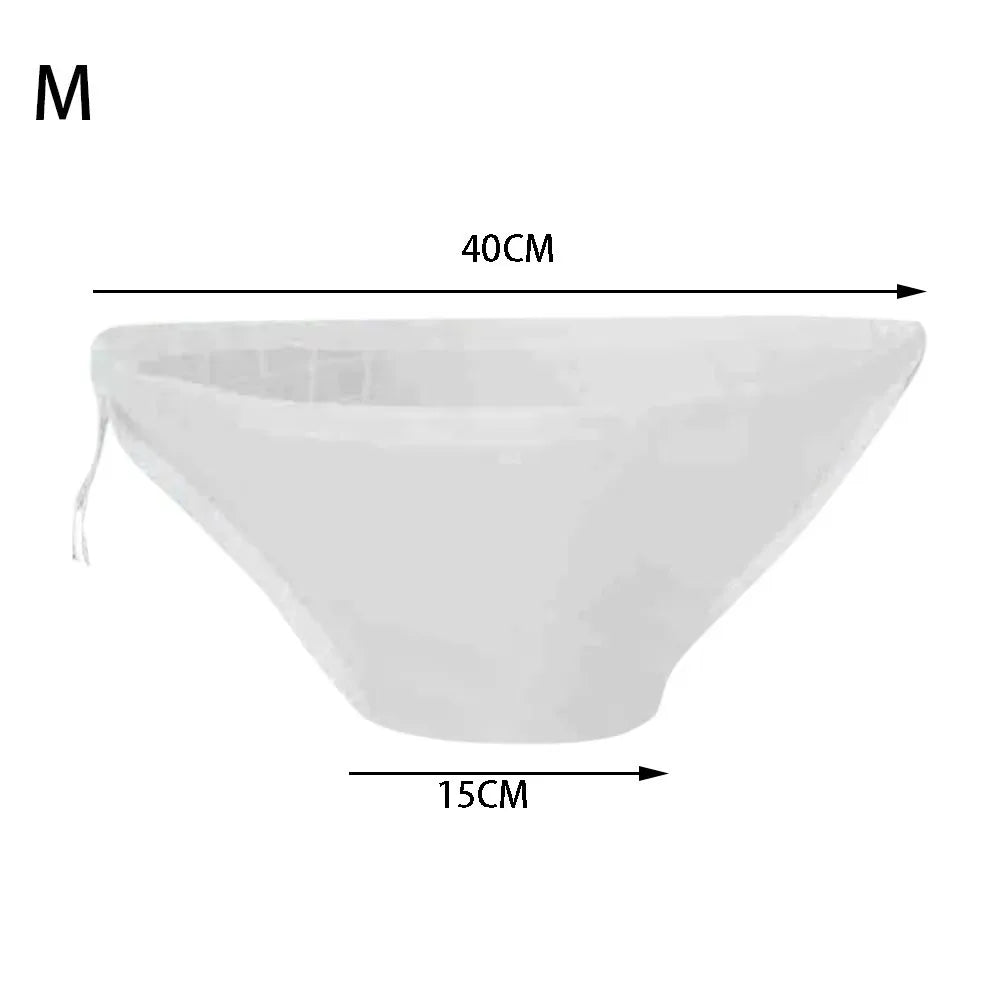 New Bowl Shape Cheese Cloth Bag with Closed Edges Reusable Mesh Bag Fine Mesh Cheesecloth Bags Cooking Tool Oasis Select M