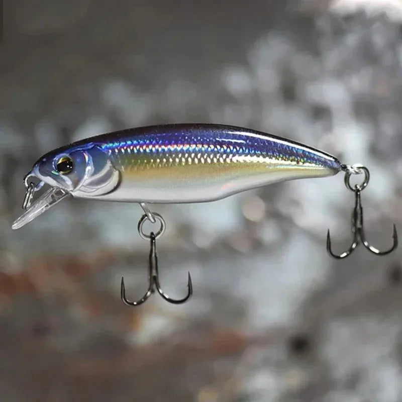 52mm Japanese Sinking Minnow Lures Jerkbait Wobbler Swimbait Artificial Hard Bait for Bass Pike Carp Fishing Tackle Oasis Select