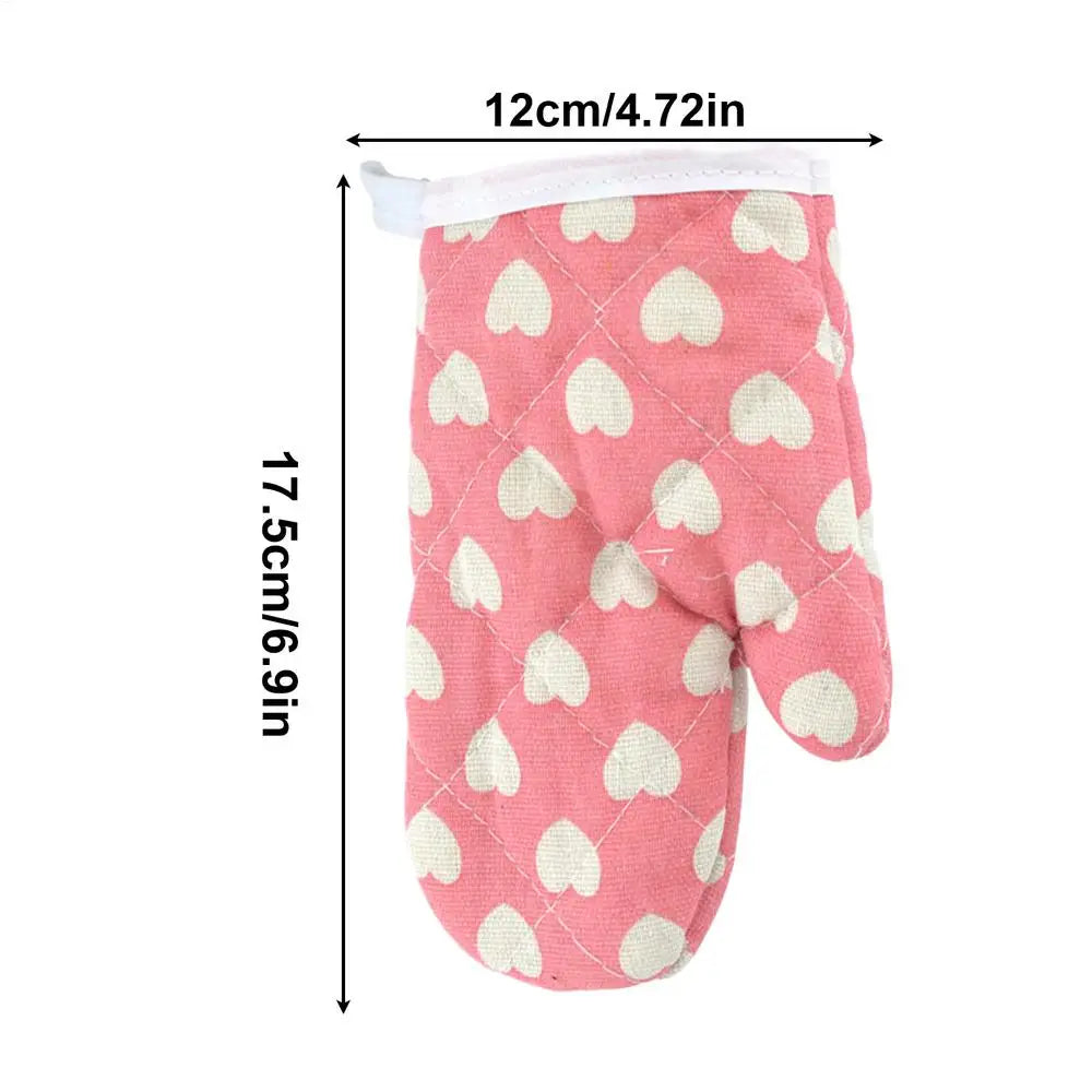 Kids Oven Mitts for Baking Real Food Children Microwave Gloves for Kids Play Kitchen Kitchen Microwave Gloves Kids Oven Mitts Oasis Select Red