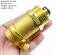 Brass Household Valve Accessories 1/2 3/4 "1-inch Solar Water Heater Automatic Exhaust Heating Exhaust Pressure Relief Valve Oasis Select DN25 1 inch Exhaust valve