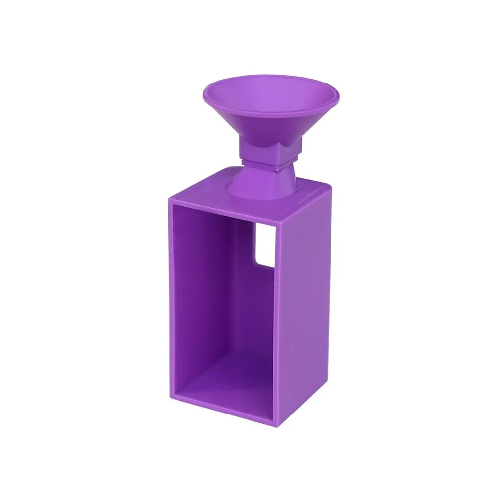 Practical Diamond Painting Drills Funnel New Upgrade Storage Container Box Drill Tray Storage Box 5D Diamond Painting Tool Oasis Select Funnel-Purple