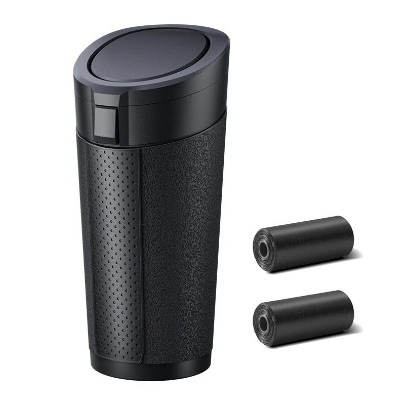 Universal Car Trash Bin Can Mini Auto Dust Organizer Car Interior Rubbish Bag Garbage Container Storage Box Vehicle Garbage Bin Oasis Select