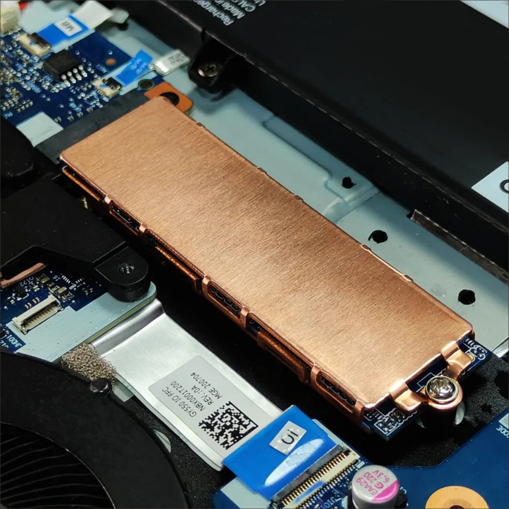 M.2 NVMe SSD Copper Heatsink with Thermal Pads – 2280 Laptop SSD Heatsink Cooler Oasis Select