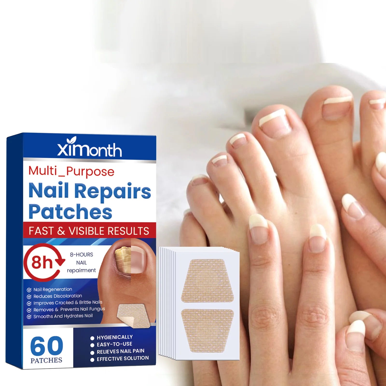 Nail Repair Patches Toenail Fungus Patch Sticky Toenail Care Nail Ingrown Correction Sticker Paronychia Nail Treatment Patch Oasis Select