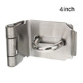 90 Degrees Door Lock Buckle Hasp Staple Gate Door Shed Latch Lock Plate Door Latch Clasp For Padlock Security Oasis Select 4 inch