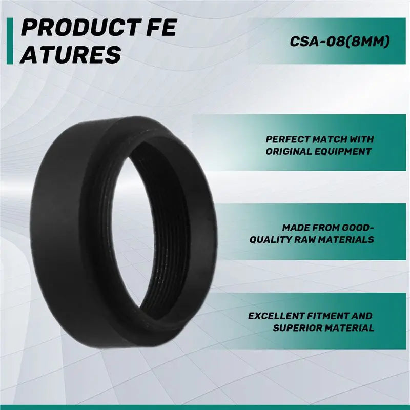 LIKE WISH CSA-08 C-Mount Thread Adapter Sleeve (8Mm) For CCD Camera Lens In Optical Research Oasis Select