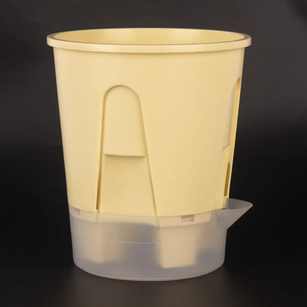 Plastic Self Absorbing Flowerpot Water Storage Thickened Breathable Flowerpot Large Capacity Tall Drain Holes Oasis Select Style F S